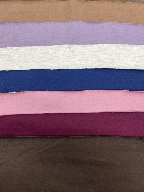 Tela French Terry Lisa De Poliéster Para Chamarra, Playera, Short Y Vestido · carta de colores