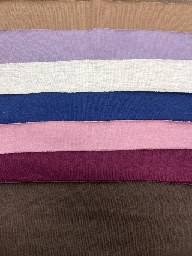 Tela French Terry Lisa De Poliéster Para Chamarra, Playera, Short Y Vestido · carta de colores