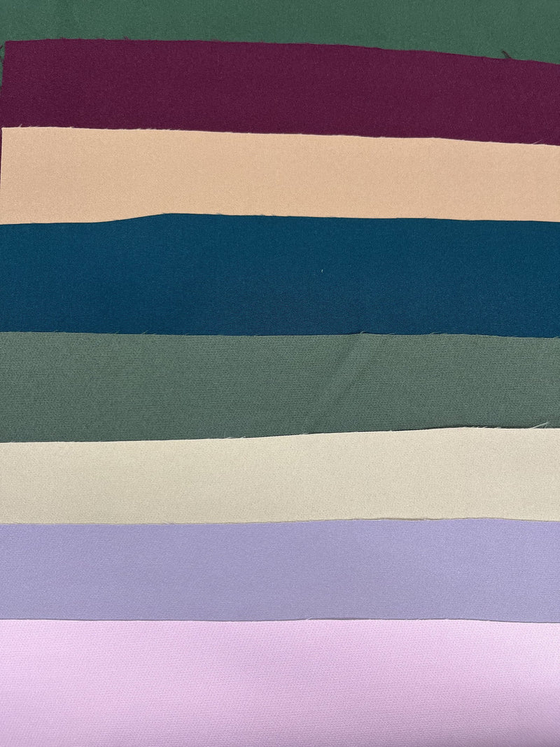 Tela Fine Twill Lisa De Poliéster Para Pantalón, Camisa Y Vestido · carta de colores