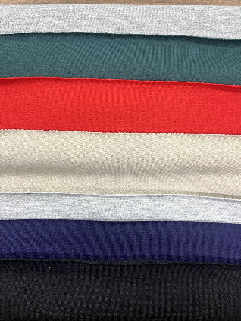 Tela French Terry Lisa De Poliéster Para Chamarra, Playera, Short Y Vestido · muestra de color