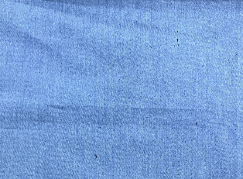 Tela Mezclilla Lisa De Algodón Para Camisa Y Vestido · muestra de color