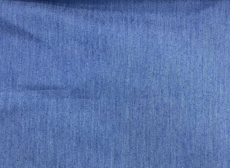 Tela Mezclilla Lisa De Algodón Para Camisa Y Vestido · muestra de color