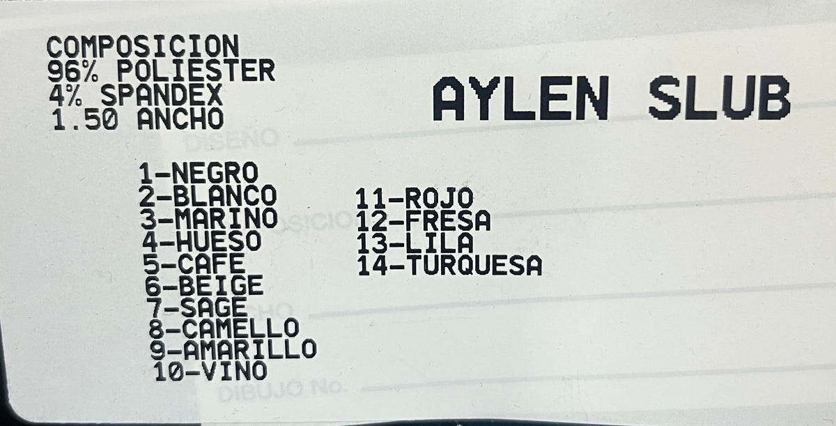 Tela Aylen Slub Lisa De Poliéster Para Blusa · 150 cm