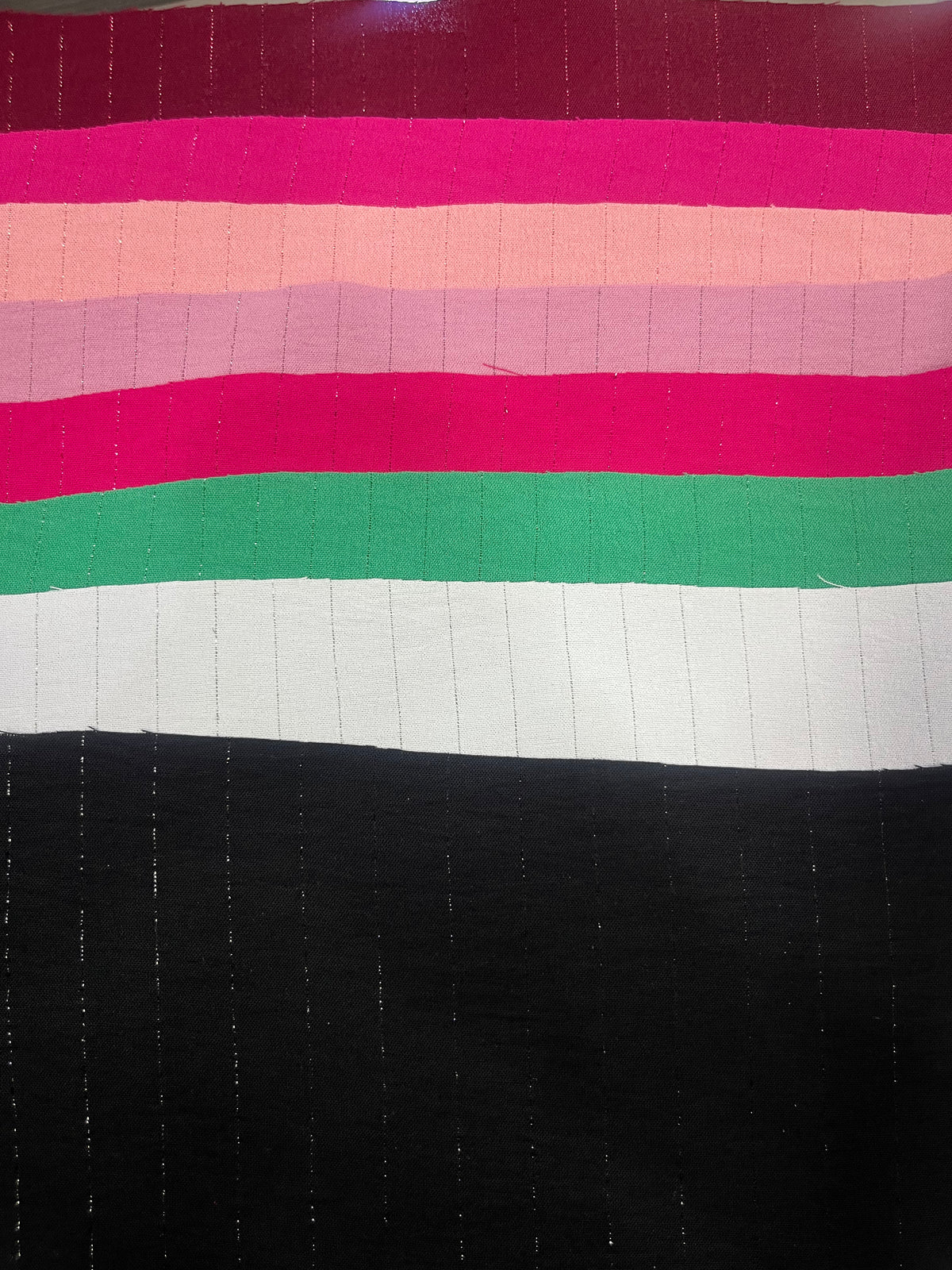 Tela Cey Lurex Lisa De Poliéster Para Blusa, Pantalón Y Vestido · 146 cm