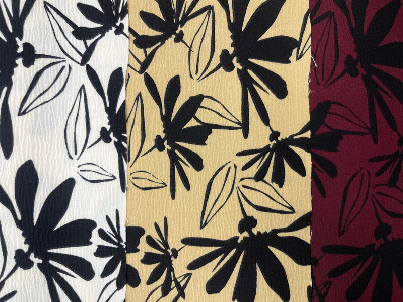 Tela Madrid Estampada De Poliéster Para Blusa, Pantalón Y Vestido · 146 cm · 15300