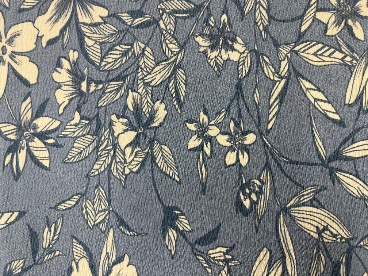 Tela Madrid Estampada De Poliéster Para Blusa, Pantalón Y Vestido · 146 cm · 14023