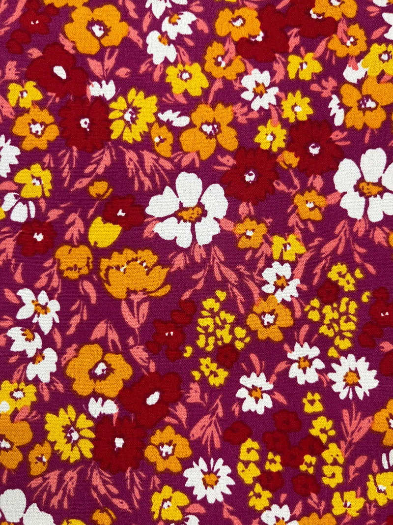 Tela Cey Estampada De Poliéster Para Blusa, Pantalón Y Vestido · 146 cm · 14038