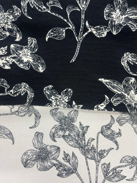 Tela Cey Estampada De Poliéster Para Blusa, Pantalón Y Vestido · 146 cm · 14978
