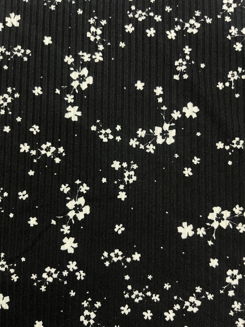 Tela Leslie Rib Brush Estampada De Poliéster Para Blusa Y Pantalón · 155 cm · 15342 · Por Kilo