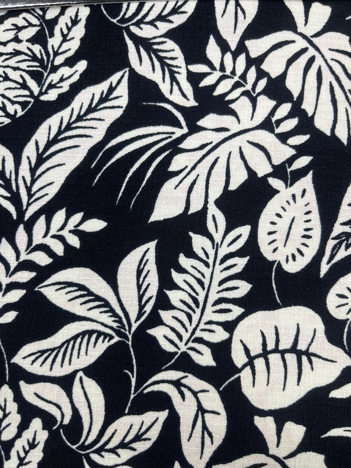 Tela Cey Lino Estampada De Poliéster Para Blusa, Pantalón Y Vestido · 146 cm · 14591