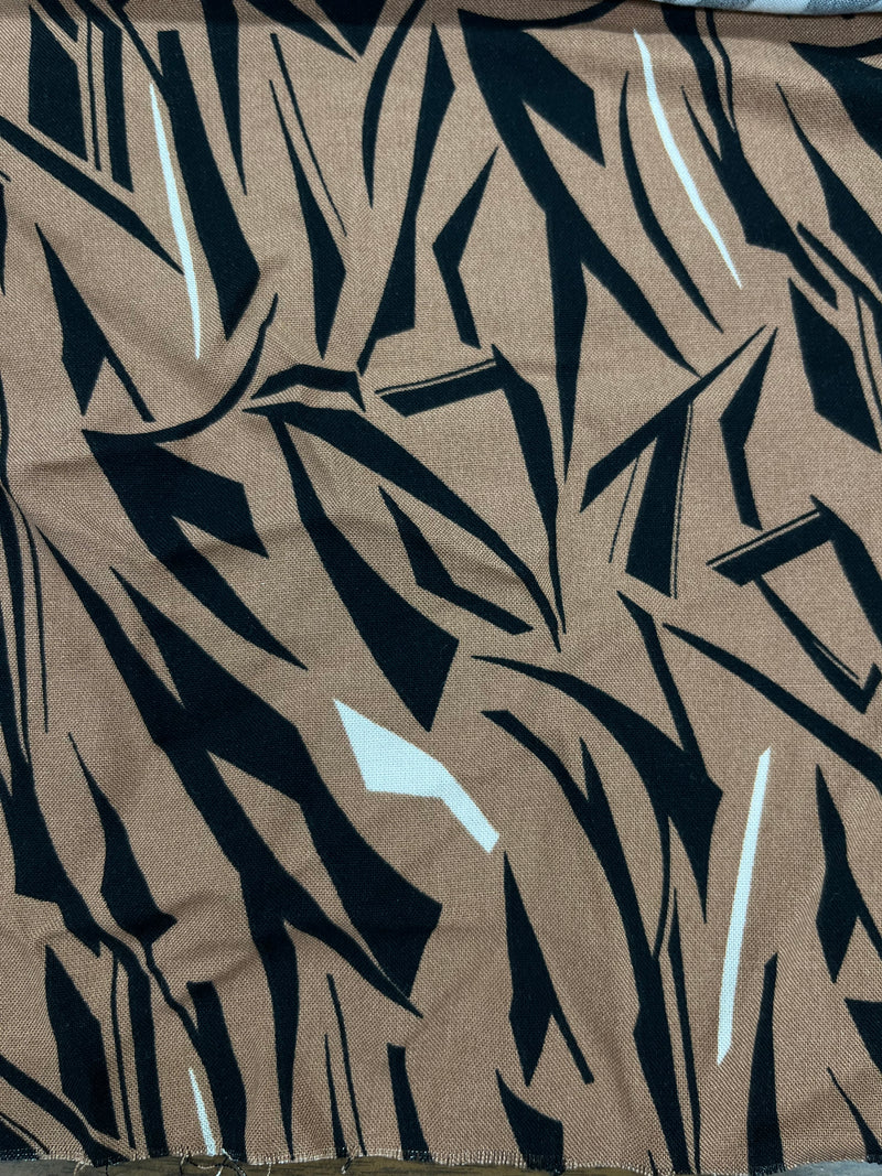 Tela Rayón Challis Estampada Para Blusa · 140 cm · 14668
