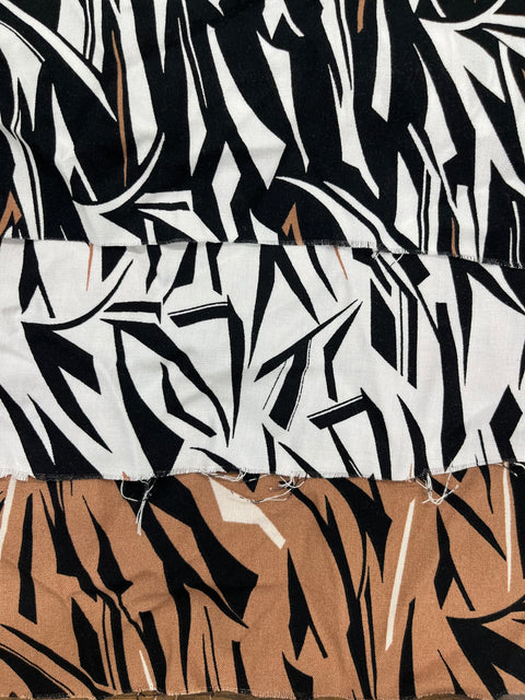Tela Rayón Challis Estampada Para Blusa · 140 cm · 14668