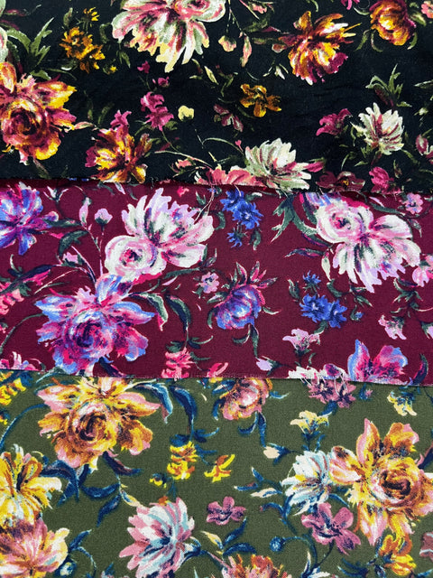 Tela Rayón Challis Estampada Para Blusa · 140 cm · 13078