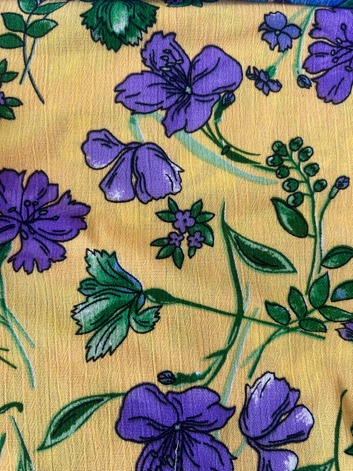 Tela Crepón Estampada De Rayón Para Blusa · 130 cm · 12665