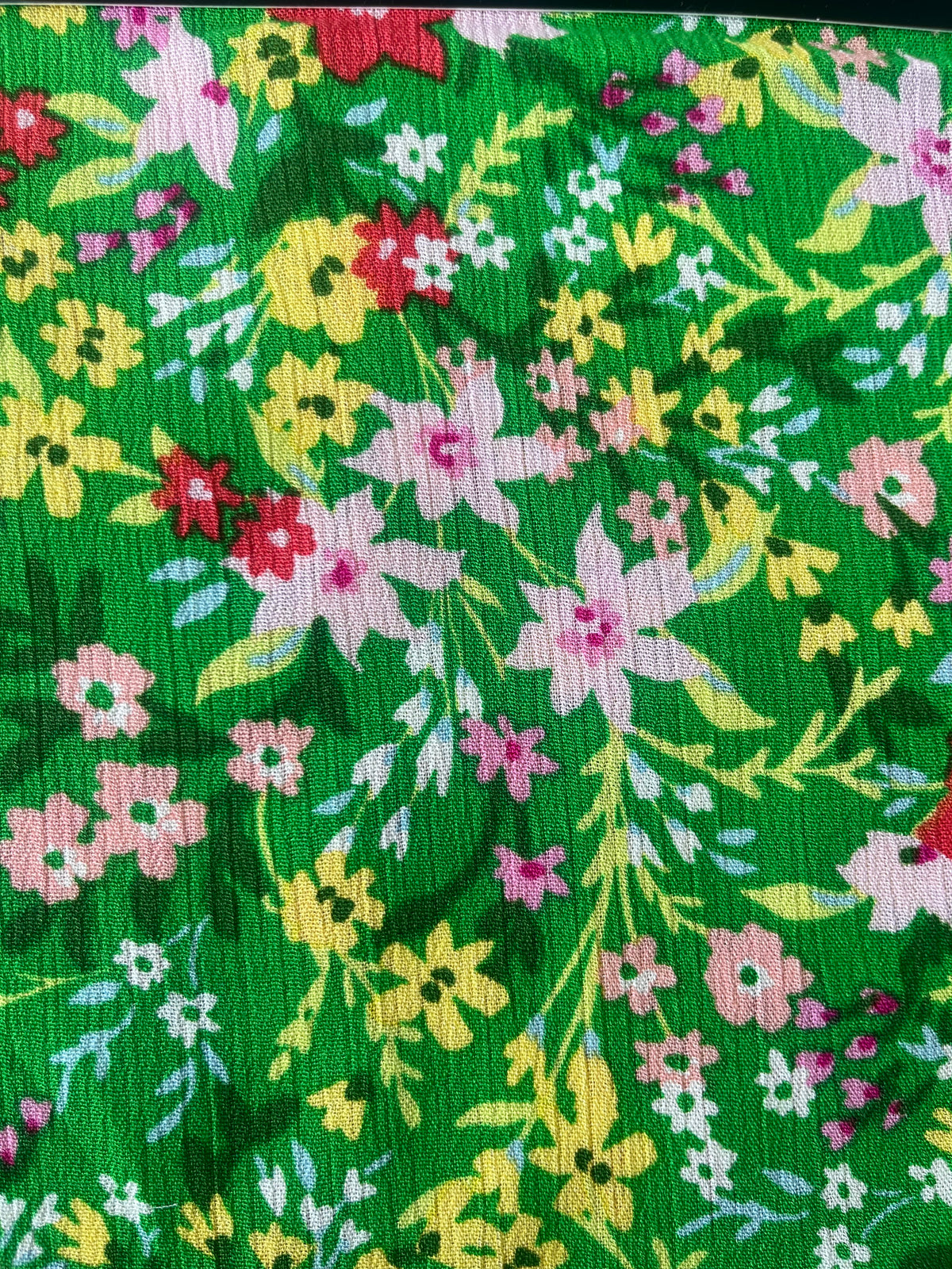 Tela Crepón Estampada De Rayón Para Blusa · 135 cm · 13677