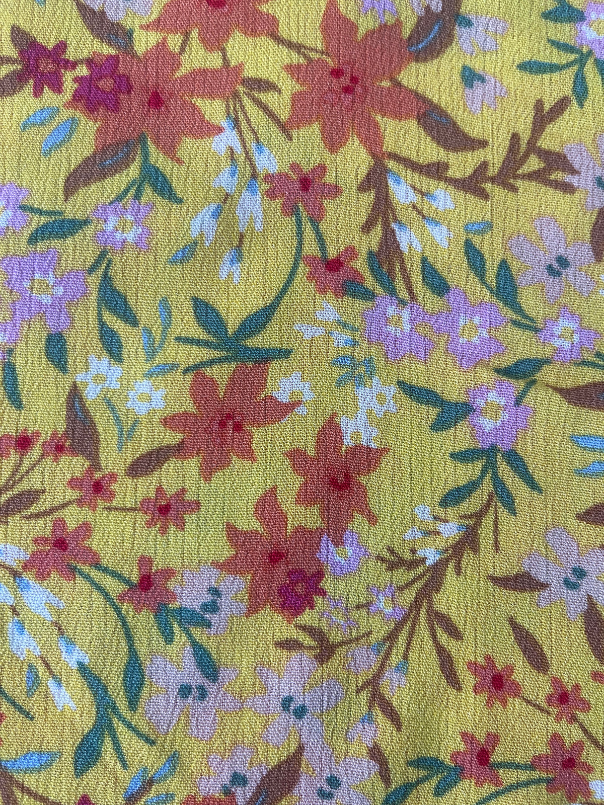Tela Crepón Estampada De Rayón Para Blusa · 135 cm · 13677