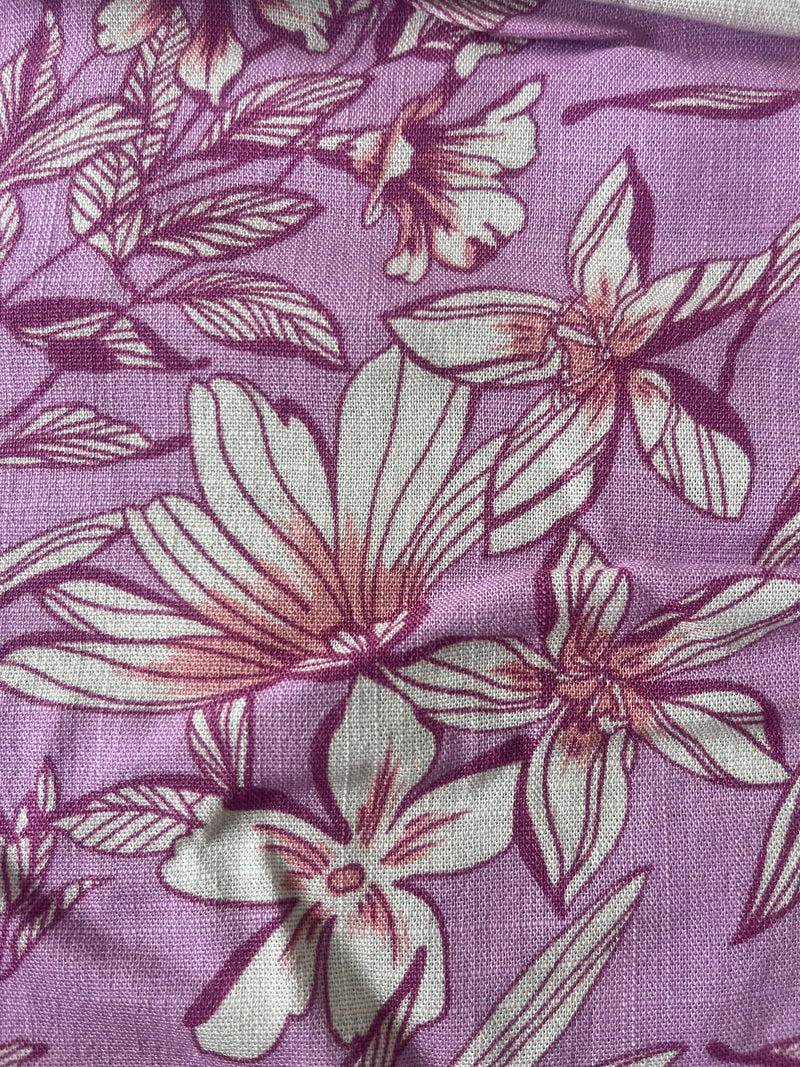 Tela Rayón Challis Slub Estampada Para Blusa · 146 cm · 14023