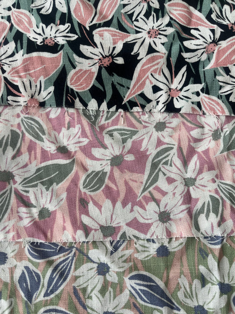 Tela Rayón Challis Slub Estampada Para Blusa Y Pantalón · 146 cm · 14022