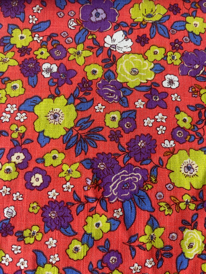 Tela Rayón Challis Slub Estampada Para Blusa Y Pantalón · 146 cm · 14013