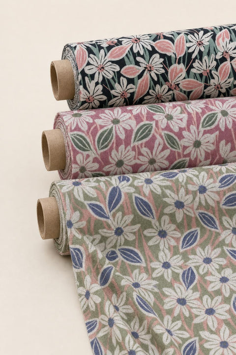 Tela Rayón Challis Slub Estampada Para Blusa Y Pantalón